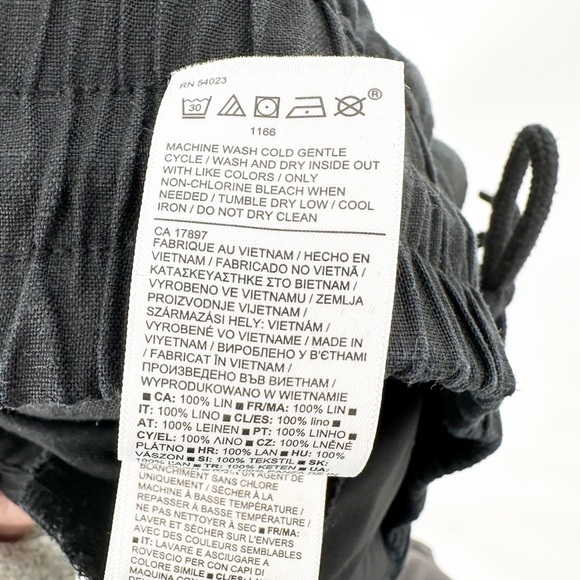 Athleta Cabo Linen Jogger Black - Picture 6 of 7